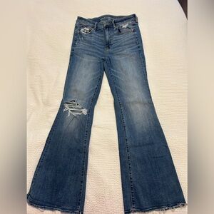 AE jeans flare size 6